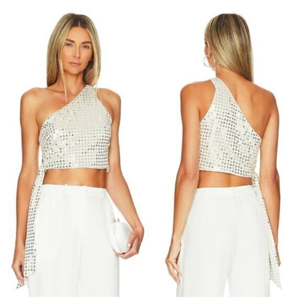 Lovers and Friends Cassie Top - Disco White